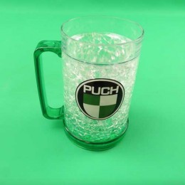 Beer mug / cup / frosty mug with PUCH logo