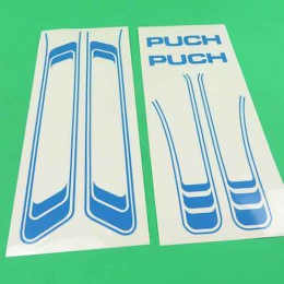 Sticker set blauw Puch Maxi