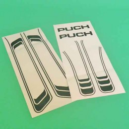 Sticker set zwart Puch Maxi